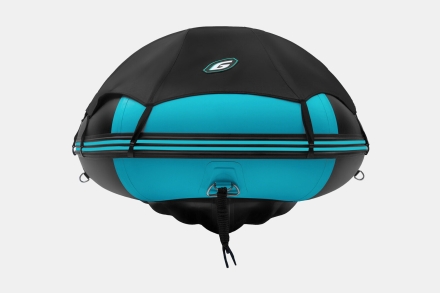 GLADIATOR E 350 PRO AIR Черно-бирюзовый моторная лодка ПВХ, фото 9