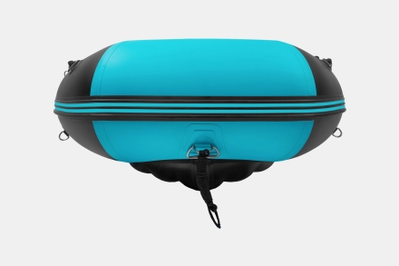 GLADIATOR E 350 PRO AIR Черно-бирюзовый моторная лодка ПВХ, фото 8