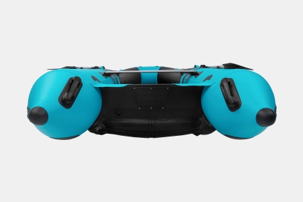 GLADIATOR E 350 PRO AIR Черно-бирюзовый моторная лодка ПВХ, фото 7