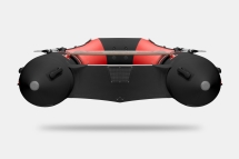 GLADIATOR B 420 LIGHT B Красно-черный моторная лодка ПВХ Фанерный пайол