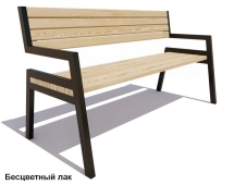 Скамейка уличная Дубна, Сосна 2 м