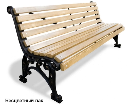 Скамейка уличная Удача, Сосна 2,5 м, фото 1