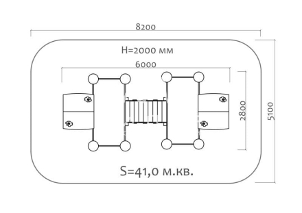 Песочный дворик 05012.21 для детской площадки, фото 3