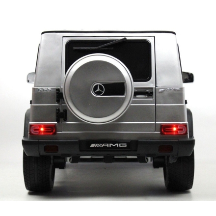 Электромобиль Mercedes-Benz G65 AMG 4WD серебро, фото 4