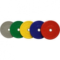 Диск для штанги каучуковый, красный, PROFI-FIT D-51, 25 кг, фото 2