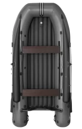 Моторная лодка ПВХ Фрегат 370 Air F (НДНД) с фальшбортом Серый, фото 1