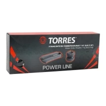 Утяжелители универсальные&quot;TORRES 1 кг&quot;, эрг. форма, неопрен, металл. песок, серо-черный