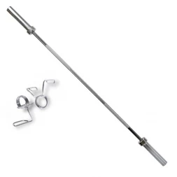 Гриф прямой 72&quot;/180см д50, замок-пружина, нагрузка 250кг, диам.стержня 29мм, фото 1