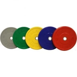 Диск для штанги каучуковый, серый, PROFI-FIT D-51, 5 кг, фото 2