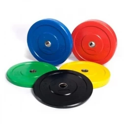Диск для штанги каучуковый, серый, PROFI-FIT D-51, 5 кг, фото 3