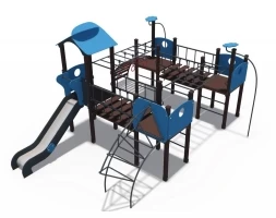 Игровой комплекс Геометрия металлический скат Н-1200 ДИО 10016, фото 4