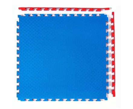 Будо-мат, 100 x 100 см, 40 мм, цвет сине-красный, фото 1