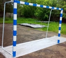 Ворота гандбольные / мини-футбольные разборные АЛЮМИНИЙ (створ из квадратного профиля), фото 1