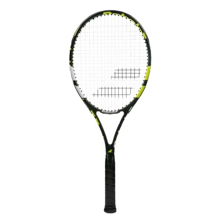 Ракетка б/т BABOLAT Evoke 102 Gr2, арт.121203-271, для любит., композит,со струнами, черн-желт-бел, фото 1