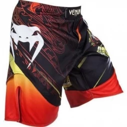 Шорты ММА Venum Lyoto Machida &quot;Tatsu King&quot; Fightshorts - Black/Orange, фото 1