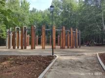 Качели многоместные