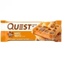 Протеиновые батончики Quest Bar Maple Waffle (Вафли с кленовым сиропом), 12 шт, фото 2