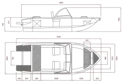 Алюминиевая лодка ALUTON 490 DC, фото 8