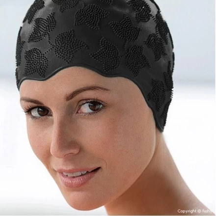 Шапочка для плав. жен. &quot;FASHY Moulded Cap&quot;, арт.3100-00-20, резина, черный, фото 1