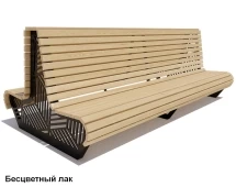 Скамейка уличная Кисловодск, Сосна 3 м