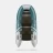 GLADIATOR B 420 LIGHT B Морской зеленый-белый моторная лодка ПВХ Фанерный пайол