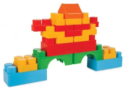 Конструктор из 36 деталей в корзине Pilsan Jumbo Blocks (03-289), фото 6