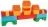 Конструктор из 36 деталей в корзине Pilsan Jumbo Blocks (03-289)