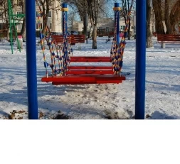 Подвесной мост с деревянными перекладинами, фото 6