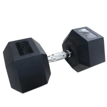 ГЕКСАГОНАЛЬНЫЕ ОБРЕЗИНЕННЫЕ ГАНТЕЛИ DFC DB001-37.5 37.5кг (пара) 