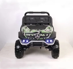 Электромобиль Mercedes-Benz Unimog Concept P555BP 4WD белый, фото 4