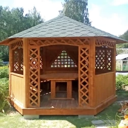 Шестигранная беседка РЫБКА, фото 6