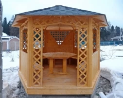 Шестигранная беседка РЫБКА, фото 4