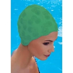 Шапочка для плав. жен. &quot;FASHY Moulded Cap&quot;, арт.3100-00-60, резина, зеленый