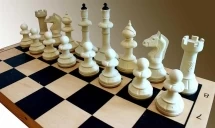 Шахматы + Шашки &quot;АЙВЕНГО&quot; (Россия, Дерево, 43х22х6 см)