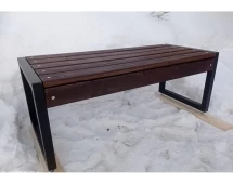 Скамейка TORUDA «Бавария» без спинки 2,0м (три опоры)