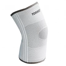 Суппорт колена &quot;TORRES &quot;, нейлон, с боковыми вставками, размер M, серый 