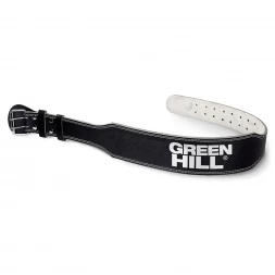Пояс тяжелоатлетический &quot;GREEN HILL&quot; , 4 дюйма, размер XL (дл.125 см), черный