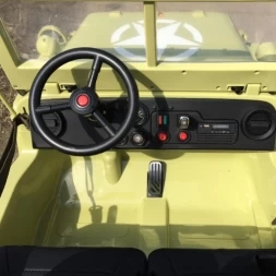 Электромобиль Jeep Willys YKE 4137 4WD хаки, фото 4