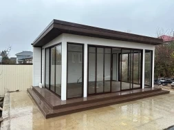 Застекленная беседка БОЛЬШОЙ ДАЧНЫЙ ОФИС, фото 2