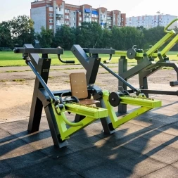 Power-1801.1 Уличный тренажер Жим вверх с переменной нагрузкой Zavodsporta, фото 3