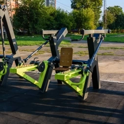 Power-1801.1 Уличный тренажер Жим вверх с переменной нагрузкой Zavodsporta, фото 2