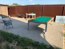 ВСЕПОГОДНЫЙ БИЛЬЯРДНЫЙ СТОЛ &quot;ДОБРЫНЯ&quot; 6 футов ХАЙ-ТЕК-STYLE (пул), фото 4