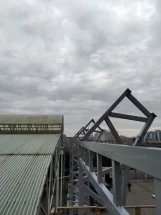 Высокий арочный навес с большим пролетом