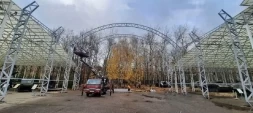 Высокий арочный навес с большим пролетом, фото 6