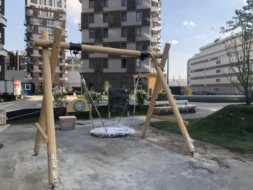 Качели одинарные с гнездом, фото 3