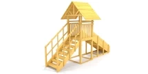 Зимняя горка Савушка Зима Wood 5 (скат 3м)