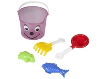 Набор для пляжа и песочницы Pilsan Cute Bucket (06-117)