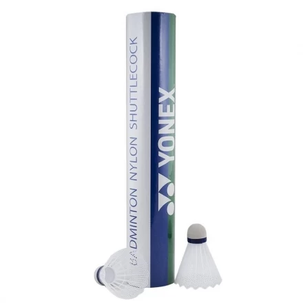 СЦ*Воланы для бадминтона Yonex GR-101S (нейлон), уп. 12 шт, средняя скорость, белый, фото 1