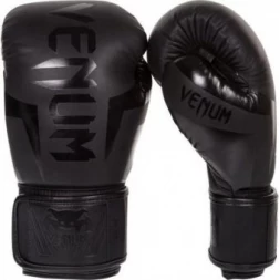 Перчатки боксерские Venum Elite Neo Black, фото 1