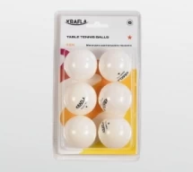 KRAFLA B-WT600 Набор для настольного тенниса (мяч одна звезда 6шт.)